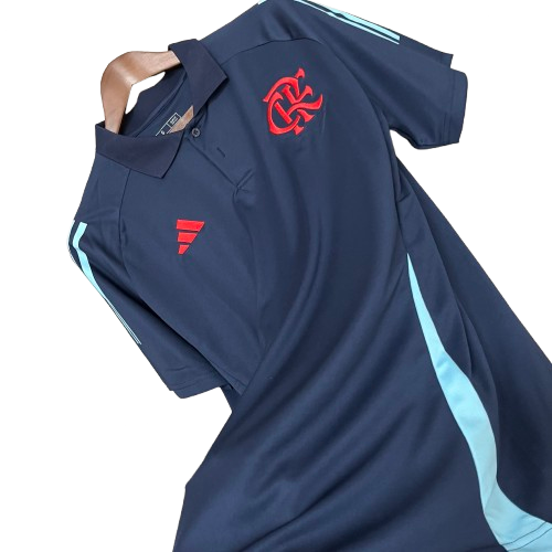 Camisa Flamengo Azul Escuro Treino 25/26 - Torcedor Masculina