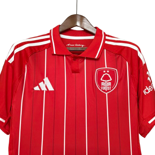 Camisa Nottingham Forest Home 25/26 Adidas - Torcedor Masculina