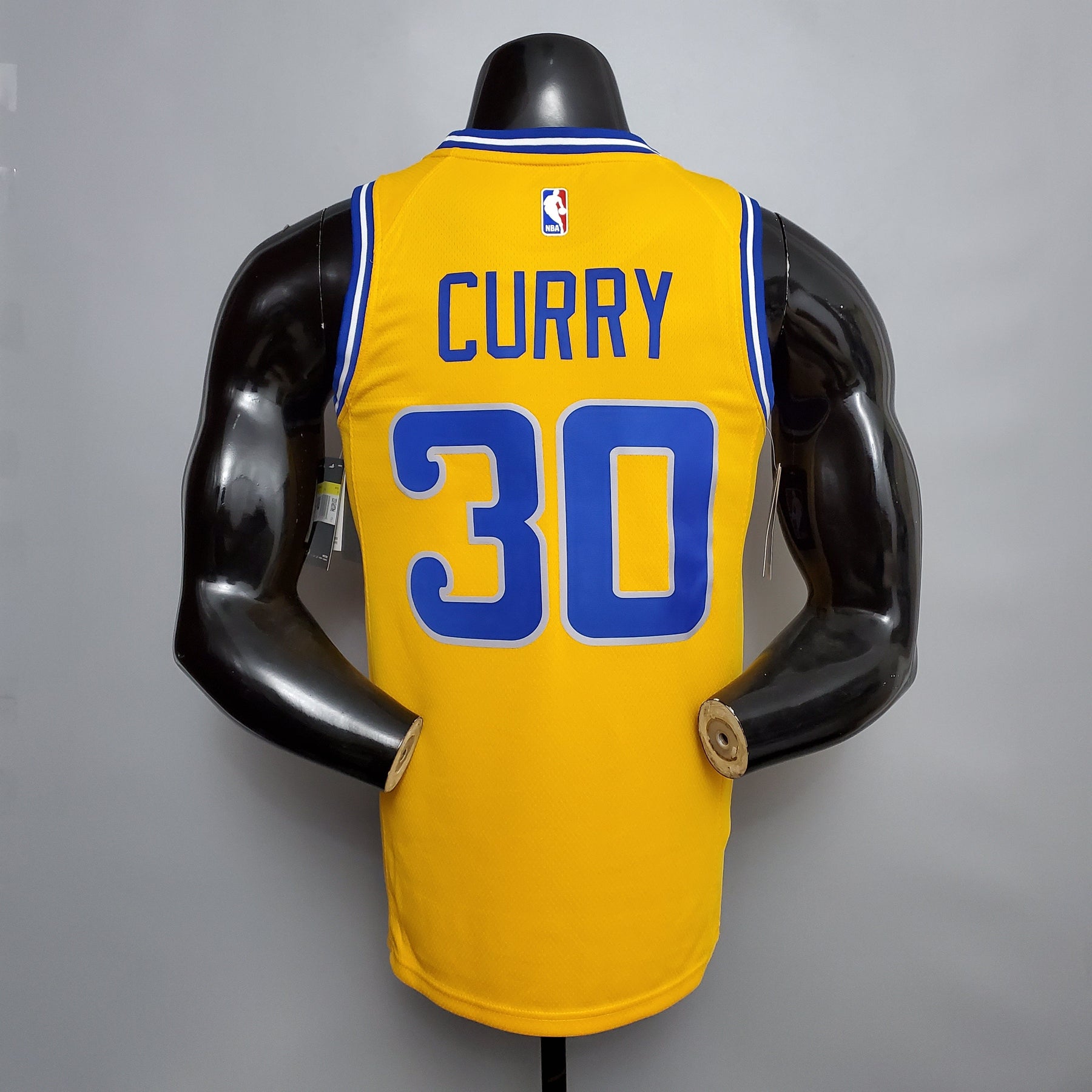 Camisa NBA Golden State Warriors #30 Curry - Retro Yellow