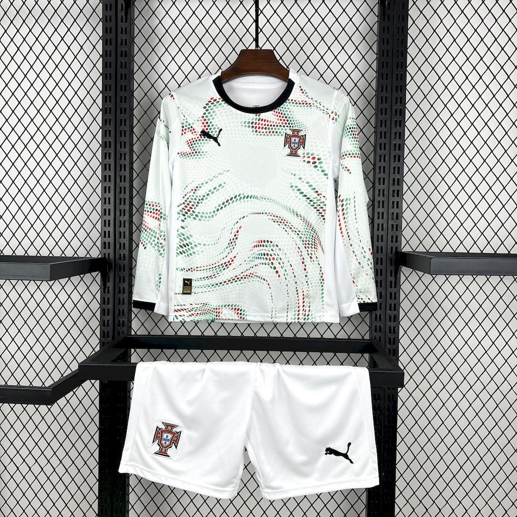 Kit Infantil Portugal Away 25/26 - Manga longa